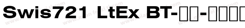 Swis721 LtEx BT-常规字体转换